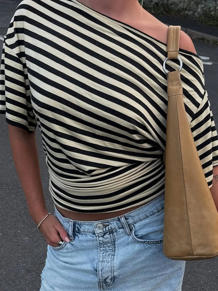 Capri Stripe Knit Top