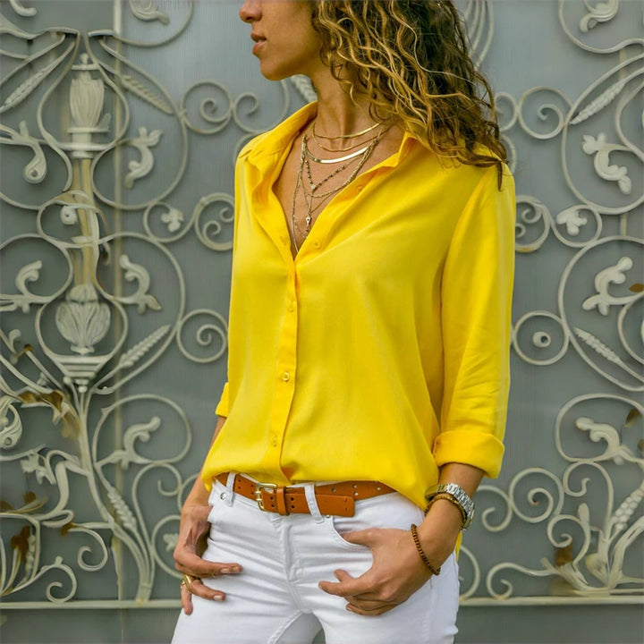 Amalfi Satin Blouse