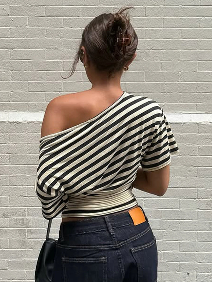 Capri Stripe Knit Top