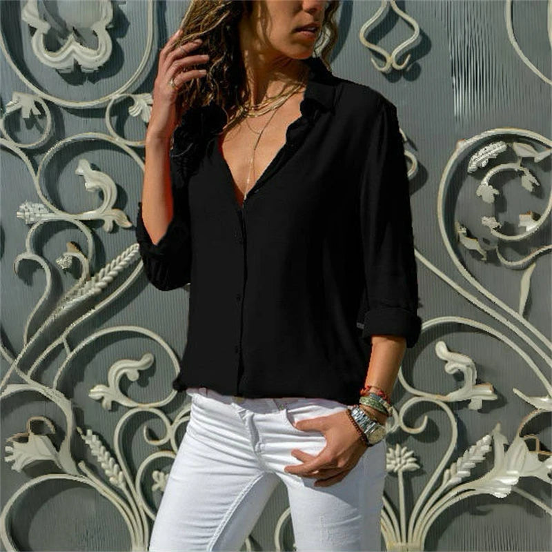 Amalfi Satin Blouse