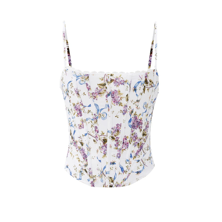 Ravello Floral Corset Top