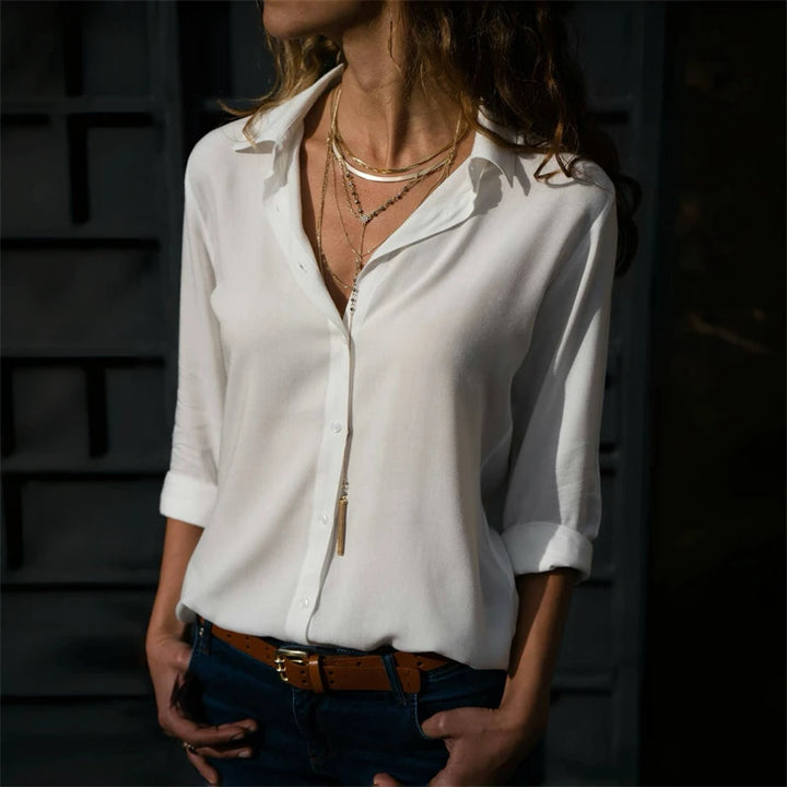 Amalfi Satin Blouse
