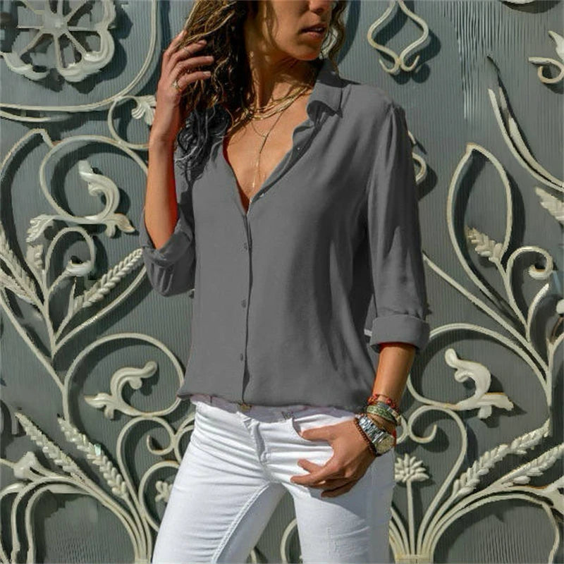 Amalfi Satin Blouse