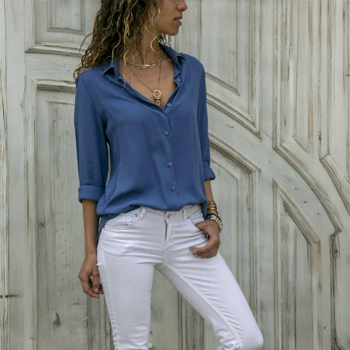 Amalfi Satin Blouse