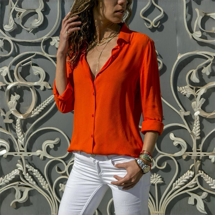Amalfi Satin Blouse
