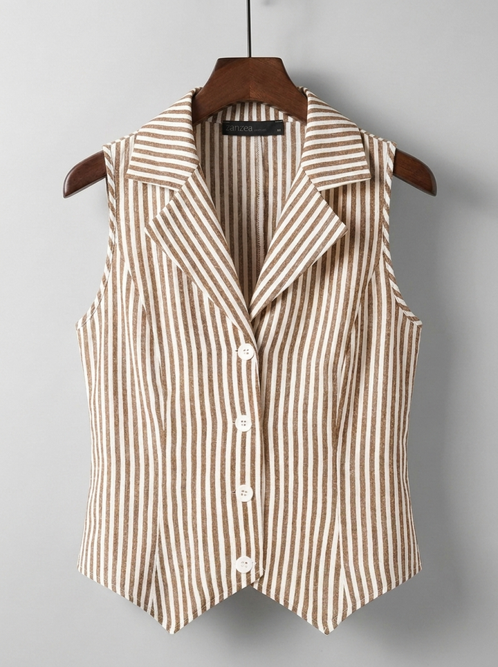 Portofino Stripe Vest